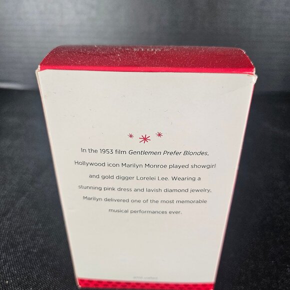 Hallmark Keepsakes Marilyn Monroe Gentlemen Prefer Blondes Ornament. 2013 - Picture 3 of 10